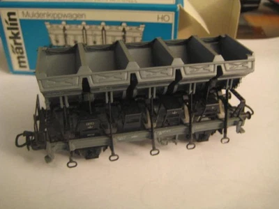 Marklin H0 4721 CFL Gray Tipping Bucket Car in original box LNIB Ltd Edn IN 1987 - Image 1 of 4