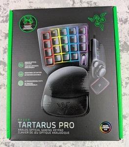 Razer Tartarus Pro Analog Optical Gaming Keypad for PC Mechanical RGB NEW In Box - Picture 1 of 15