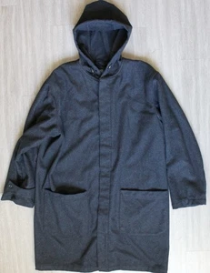 Abrigo con capucha de lana vintage Polo Ralph Lauren tapeta oculta grande - Imagen 1 de 6