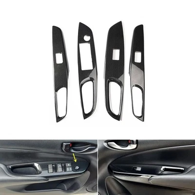 For Toyota Yaris Vios XP150 2019-2023 ABS Carbon Fiber Interior Trims Stickers - Image 1 of 4
