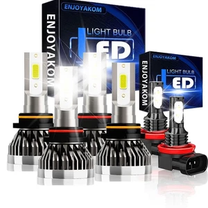 For Toyota Corolla 2009-2014 2015 2016 LED Headlight High Low Fog Light Bulbs - Picture 1 of 11