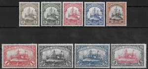 DEUTSCH SÜDWESTAFRIKA 1906-1919 postfrisch LH kompletter Satz Michel #24-32 ss - Bild 1 von 2