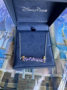 Esclusiva collana tendone ingresso Crislu Walt Disney World platino sterling - Foto 1 di 1
