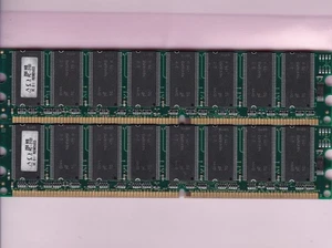 512MB 2x256MB DDR-266 DELTA OMEGA PC-2100 MICRON DDR1 Desktop Memory Kit DIMM - Picture 1 of 2