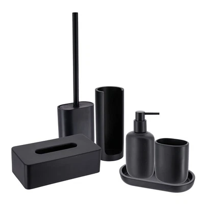 6-Piece Minimalist Bathroom Accessory Set - Image 1 of 2