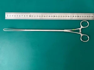 Jarit 323-270 Allis Forceps, Dual Pivot, 7mm, 6 x 7 Teeth, Curved Left, 13-1/2" - Picture 1 of 7