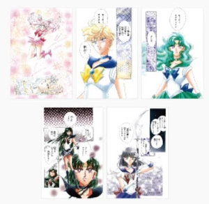 Pretty Guardian Sailor Moon Cafe 2025 Postkarte C (5 Typen) Set Japan NEU - Bild 1 von 1