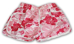 SEÑORA ROSA SEÑORA ESTAMPADO FLORAL PANTALONES CORTOS DE VERANO TABLA DE BAÑO PLAYA REINO UNIDO - Imagen 1 de 8