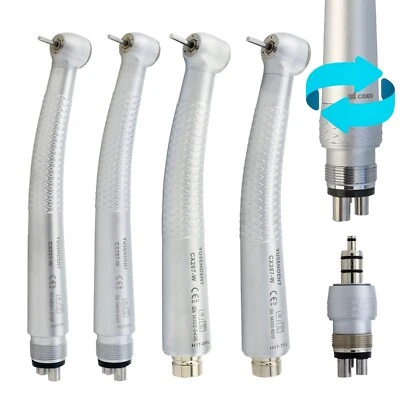YUSENDENT COXO Dental High Speed Handpiece Air Turbine 4 Hole Sinol Quick Coupler CX207-W