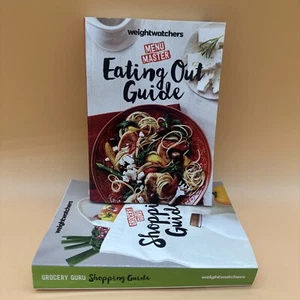 Weight Watchers Menu Master & Grocery Guru Books Eating Out & Shopping Guides - Picture 1 of 13