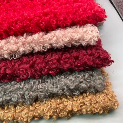 40 45CM Faux Shearling Sherpa Fabric Plush Fleece Curly DIY Toy Clothing Soft - Image 1 of 4