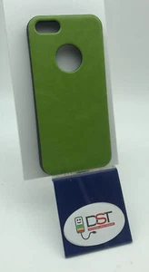 Cover TPU CASE Custodia Rigida iPhone5G, S Verde bordi Neri - Foto 1 di 5