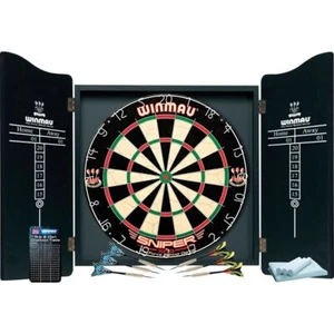 Winmau Pro-Dartset – Kabinett, Dartboard und Pfeile - Bild 1 von 2