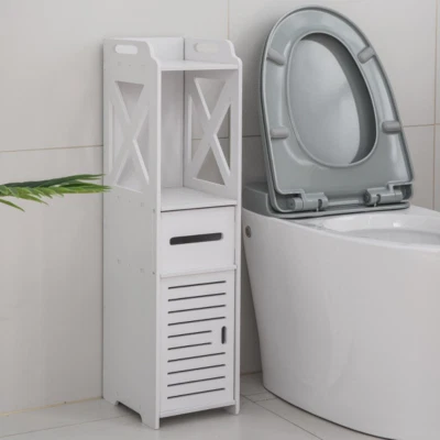 HOCHSCHRANK BADEZIMMERSCHRANK SCHMALER BADSCHRANK BADREGAL WASCHKÜCHE SCHRANK DE - Bild 1 von 4