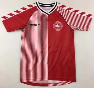 Denmark 1986 DBU #11 M. Laudrup Hummel shirt camiseta Trikot vintage retro S XS - Picture 1 of 13