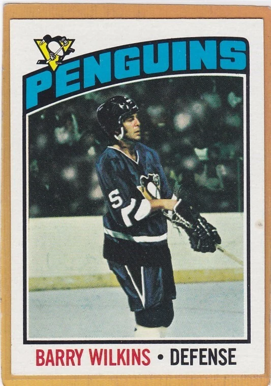 1976-77 TOPPS HOCKEY BARRY WILKINS #102 PENGUINS EX+ *A13825 - Image 1 of 1