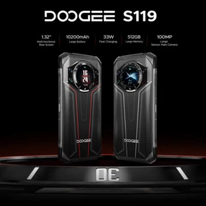 Global Version DOOGEE S119 Rugged Phone 100MP Triple Camera 10200mAh Android 14 - Picture 1 of 22