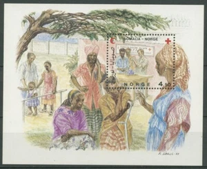 Noruega 1987 Cruz Roja en Mogadiscio Somalia bloque 7 sin usar (C25936) - Imagen 1 de 1