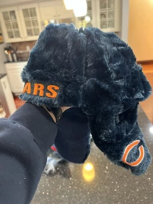 Chicago Bears NFL Logo Retro Casco Sombrero Cuelga Foco Foto 1 de 4