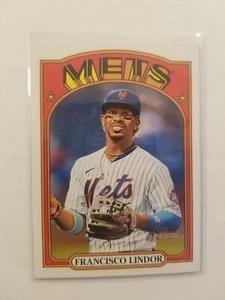 2021 Heritage High Number Francisco Lindor #501 SP Team Color Swap Variation - Picture 1 of 2