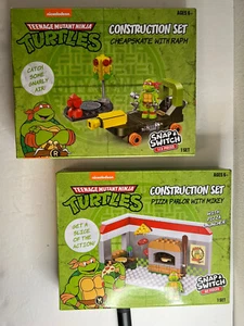Juegos de construcción TMNT DOS: Pizza Parlor Mikey + Cheapskate Raph nuevos sin usar, en caja 2022 h - Imagen 1 de 12