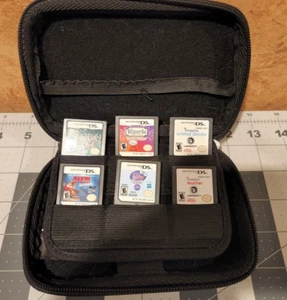 Lot Of 6 Nintendo DS Games with DS Travel Case - Untested... - Picture 1 of 6