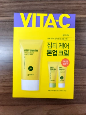 Goodal Tangerina Vitamina C Creme Cuidado com Manchas Escuras Tom-up 1,69 oz com Sérum para Presente - Imagem 1 de 4