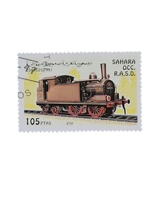 1997 Sahara OCC R.A.S.D 105 PTAS E10 Rare HTF Sahrawi Arab Dem. Republic Stamp - Picture 1 of 4