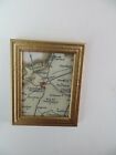 Dolls House 1/2th genuine antique Oxfordshire map for dollshouse or mantlepiece