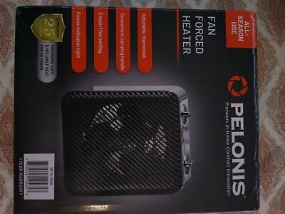 Pelonis Ventilador Calentador Forzado Termostato Ajustable 3 Calor 1 Ajuste Ventilador. Toda temporada Foto 1 de 4