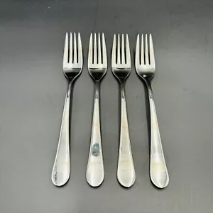 Gourmet Settings ALTO GS 4 Dinner Forks 18/10 Stainless Flatware - Picture 1 of 4