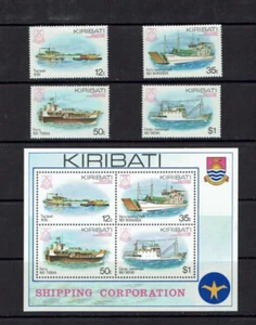 Kiribati: 1984 Kiribati Shipping Corporation, MNH set + M/Sheet - Picture 1 of 1