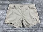 Maurices?Shorts Womens 7/8 Beige Cotton Blend Chino Casual Outdoors