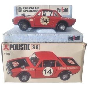 Vintage Polistil S8 Lancia Fulvia 1600HF Montecarlo Rally Diecast Model Car  - Picture 1 of 7