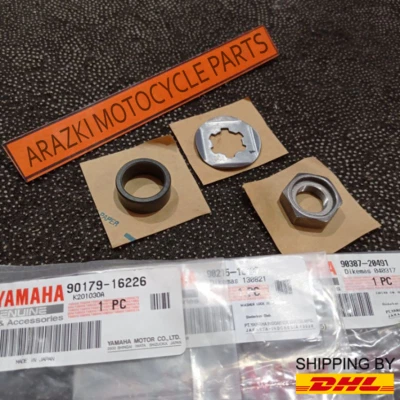 NOVO GENUÍNO YAMAHA RX115 RX135 DT175 DT125 PORCA, TRAVA DE LAVADORA, TRANSMISSÃO DE COLARINHO - Imagem 1 de 4