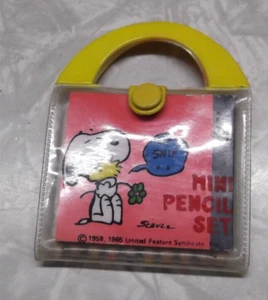 VINTAGE 1965 SNOOPY MY PAD MINI PENCIL SET - THE BUTTERFLY COLLECTION ORIGINALS - Picture 1 of 7