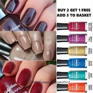 Sally Hansen Hard as Nails Xtreme wear Nail Color Polish various NEW colours INN - Picture 1 of 113
