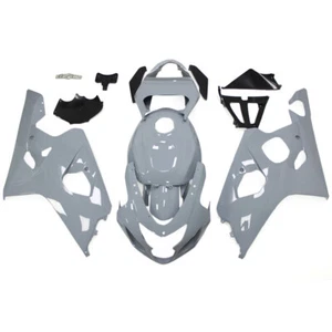 Cement Grey Fairings Kit for Suzuki GSXR600 2004 2005 GSXR750 04 05 K4 Bodywork - Picture 1 of 10