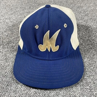 VINTAGE 1950s New Era Dupont Visor Pro Model Baseball Hat Cap Fitted 7-1/8 50s - Image 1 of 4