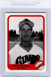 1984 Cramer Everett GIANTS #8 STEVE COTTRELL Northridge CALIFORNIA - Picture 1 of 2