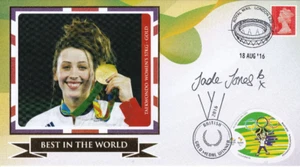 Olympische Spiele Rio 2016 Jade Jones Taekwondo Goldmedaillengewinner signiert Cover - Bild 1 von 1