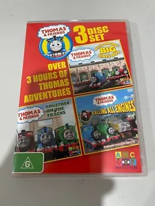 Thomas And Friends 3 Disc Set DVD Region 4 Calling All Engines 2008 vgc t500 - Picture 1 of 1