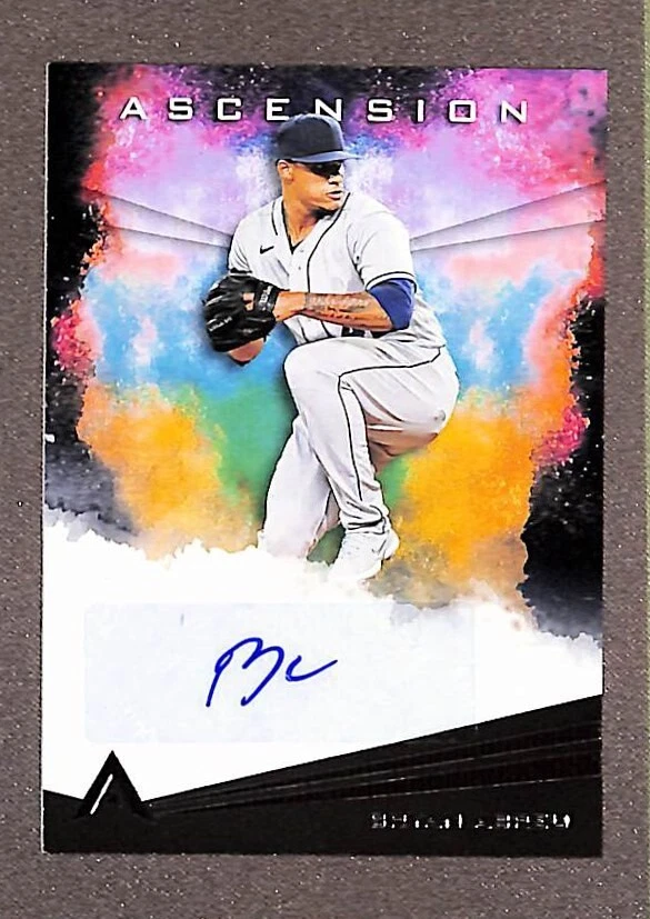 2021 Panini Chronicles Ascension #AA-BA Bryan Abreu Rookie RC Auto Houston Astro - Image 1 of 3