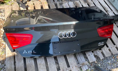 Audi A8 2011-2014 tapa maletero puerta trasera escotilla negro OEM Foto 1 de 4