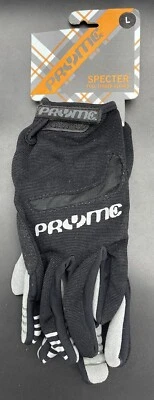 Guantes de bicicleta Pryme Spector dedo completo talla grande negros/grises nuevos Foto 1 de 4