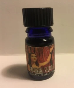 NEW AGED BPAL Black Phoenix Alchemy Sugar Skull Aged Perfume 2005 Blue Bottle - Picture 1 of 2