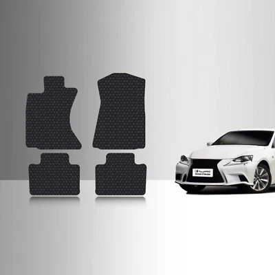 ToughPRO Floor Mats Black For Lexus IS AWD All Weather Custom Fit 2014-2025 - Image 1 of 4