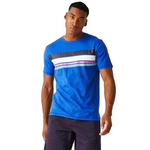 Regatta Mens Rayonner Cotton T Shirt Crew Neck Short Sleeved Top - Picture 1 of 38