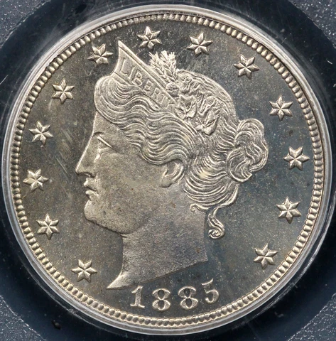 1885 5c Proof Liberty Nickel PCGS and CAC PR 67 Cover