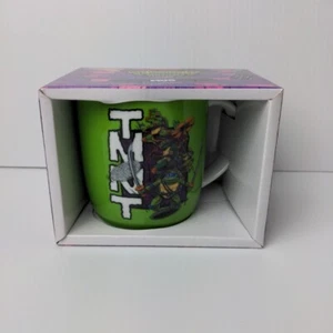 Teenage Mutant Ninja Turtles Mutant Mayhem Ceramic Mug Gree Coffee Tea Gift Box - Picture 1 of 7